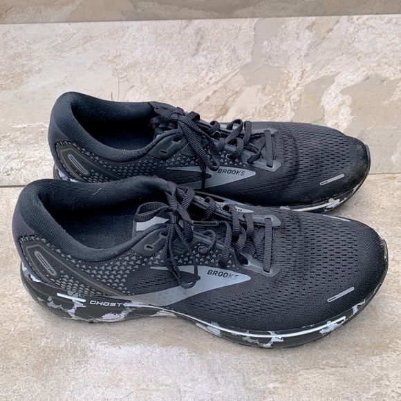 Brooks Other - Brooks Ghost 14 Men’s Black Camouflage Running Shoes Size 13